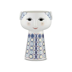 Bjørn Wiinblad Eva Vase 18,5cm Blå