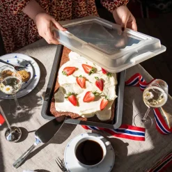 Christiania 1739 Bake Langpanne m/Lokk 42x29cm