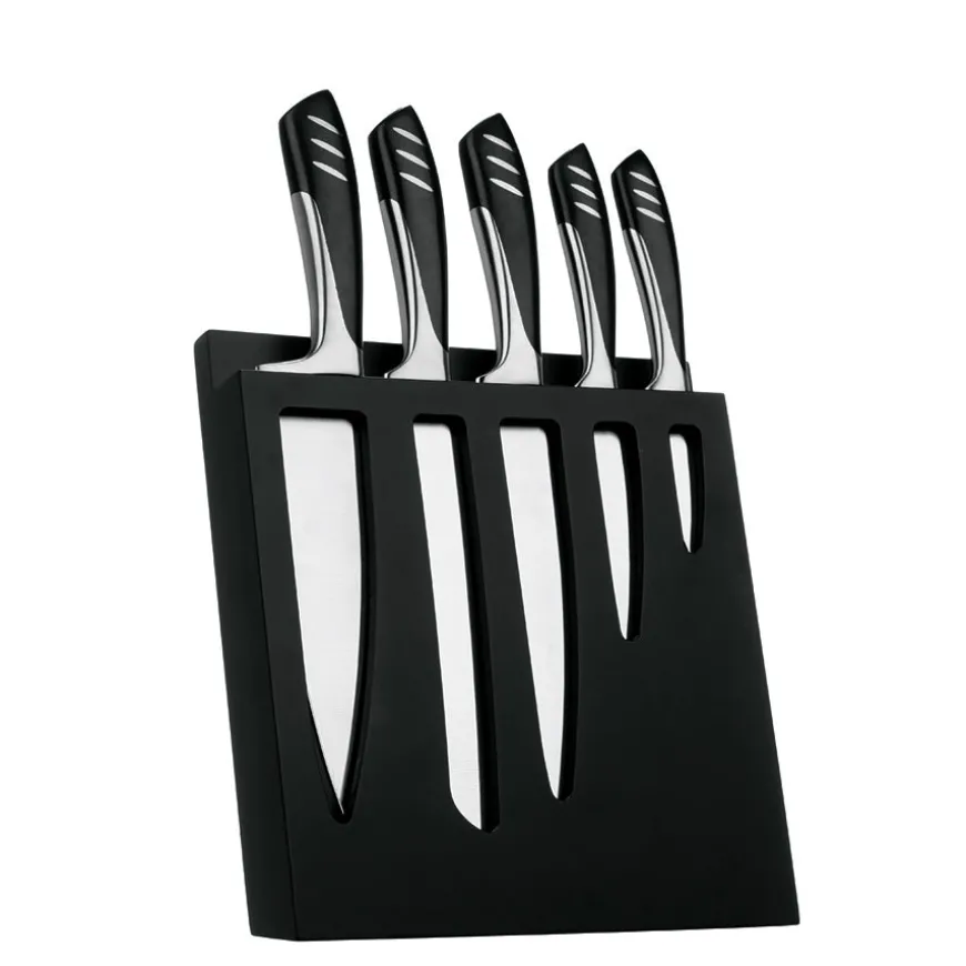 Christiania 1739 Nagasaki Knivblokk Sort m/5 Kniver