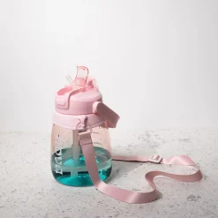 DRIKKEFLASKE ROSA/BLÅ LAV