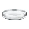 DUO RUND SKÅL KRAVE RUSTRFRIT STÅL & GLAS MELLEM