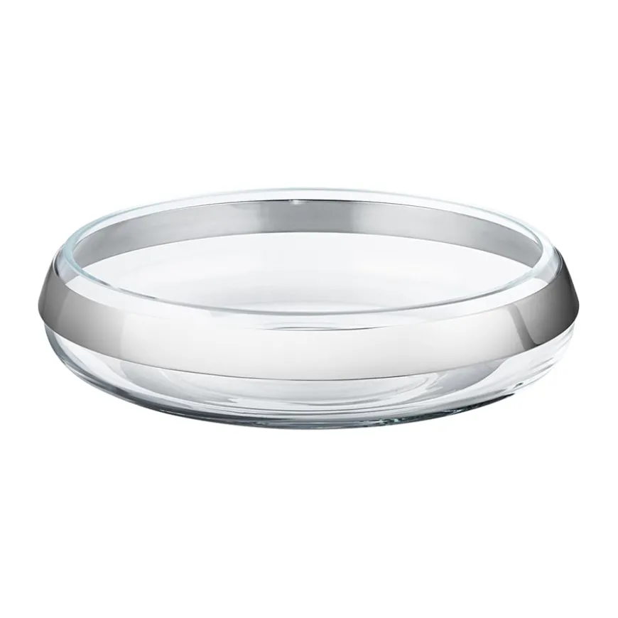 DUO RUND SKÅL KRAVE RUSTRFRIT STÅL & GLAS MELLEM