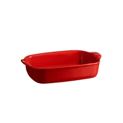 Emile Henry Ildfast Form Rektangulær 1,55L Rød