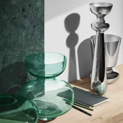 Georg Jensen Alfredo Vase 25cm Glass