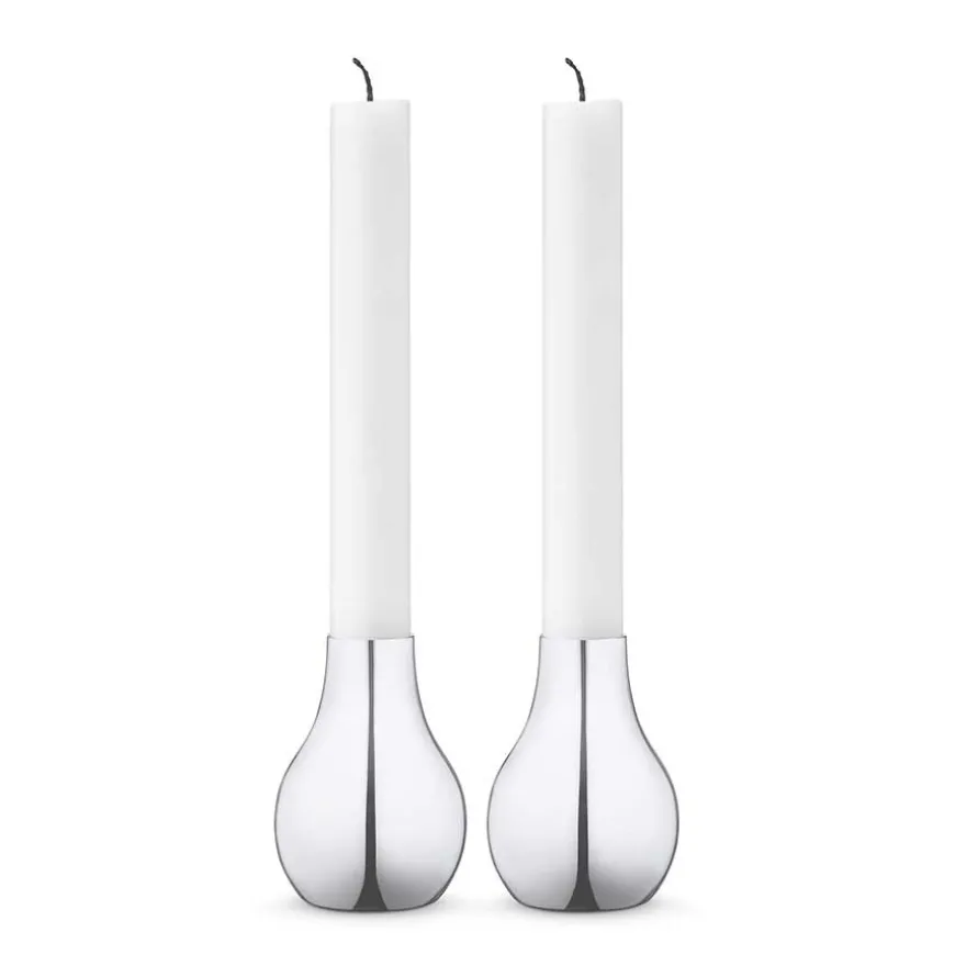 Georg Jensen Cafu Lysestake 55x76 Stål 2stk