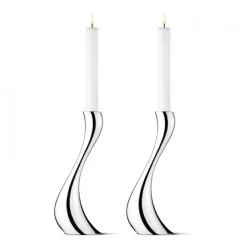 Georg Jensen Cobra Lysestake 24cm 2pk