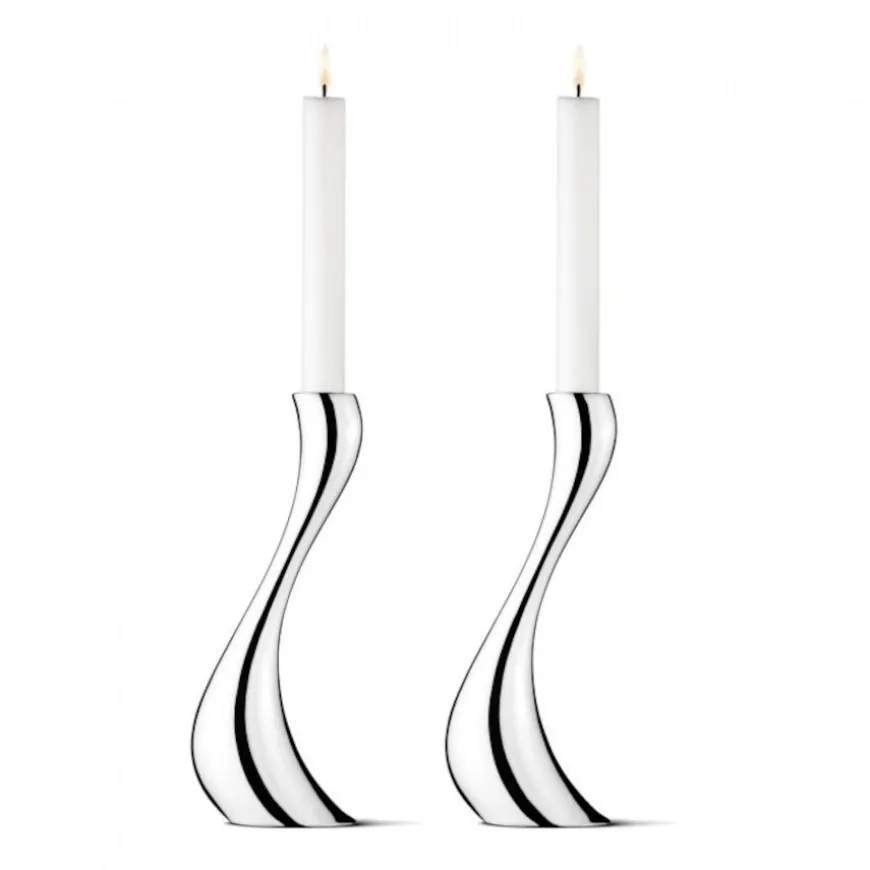 Georg Jensen Cobra Lysestake 24cm 2pk
