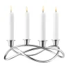 Georg Jensen Season Lysestake 4 Lys Rustfritt Stål