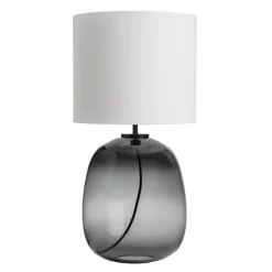 Hadeland Glassverk Austra Bordlampe Røkgrå