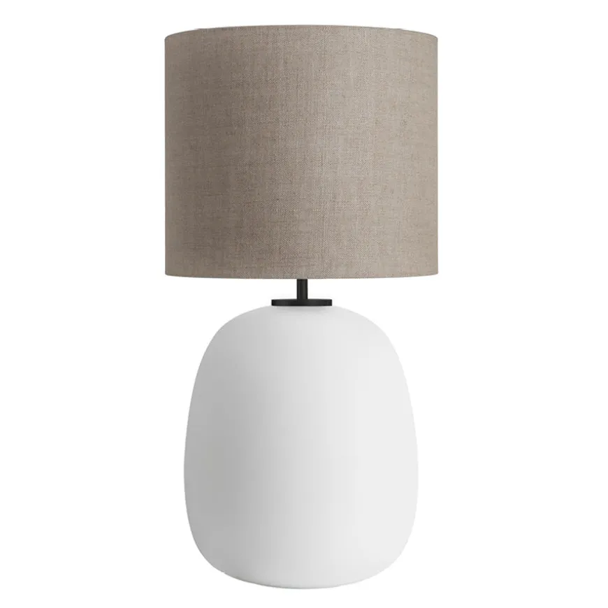 Hadeland Glassverk Austra Bordlampe Matt Hvit