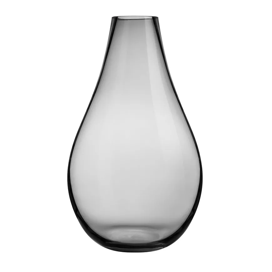 Hadeland Glassverk Dråpe Vase 290mm Røkgrå
