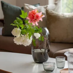 Hadeland Glassverk Ella Vase 29cm Røkgrå