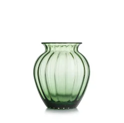 Hadeland Glassverk Emily Vase 23cm Grønn Optikk