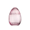 Hadeland Glassverk Glassegg m/Lokk Rosa 15cm