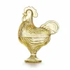 Hadeland Glassverk Glasshane m/Lokk Gul 28cm