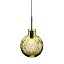 Hadeland Glassverk Krystallkule Taklampe