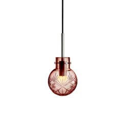 Hadeland Glassverk Krystallkule Taklampe