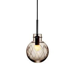 Hadeland Glassverk Krystallkule Taklampe