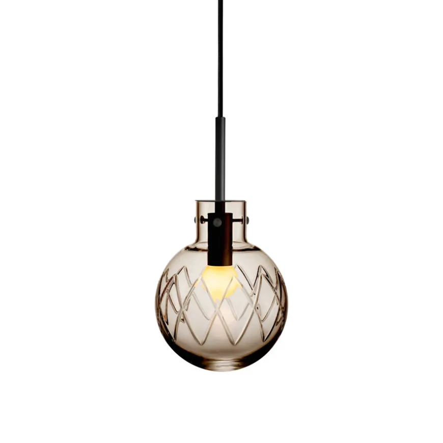 Hadeland Glassverk Krystallkule Taklampe