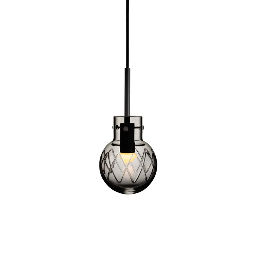 Hadeland Glassverk Krystallkule Taklampe