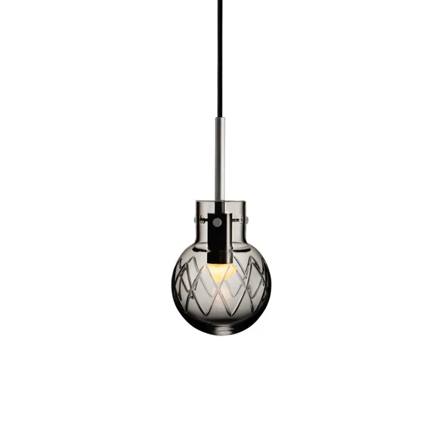 Hadeland Glassverk Krystallkule Taklampe