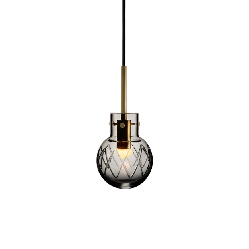 Hadeland Glassverk Krystallkule Taklampe