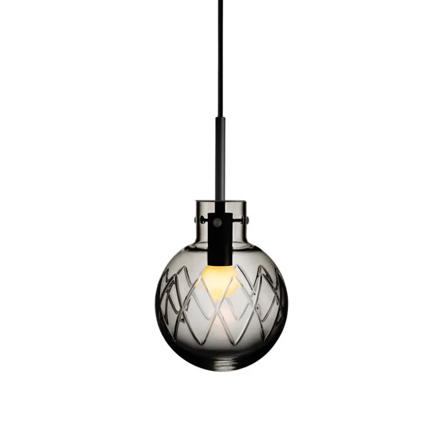 Hadeland Glassverk Krystallkule Taklampe