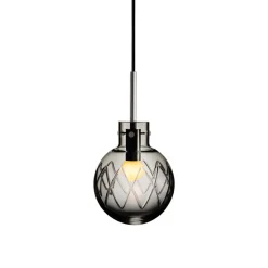 Hadeland Glassverk Krystallkule Taklampe
