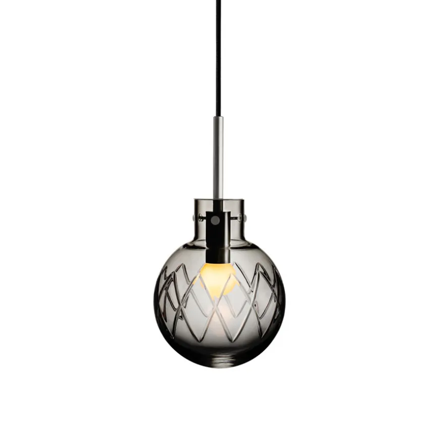 Hadeland Glassverk Krystallkule Taklampe