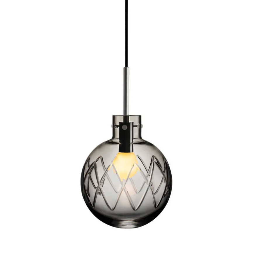 Hadeland Glassverk Krystallkule Taklampe