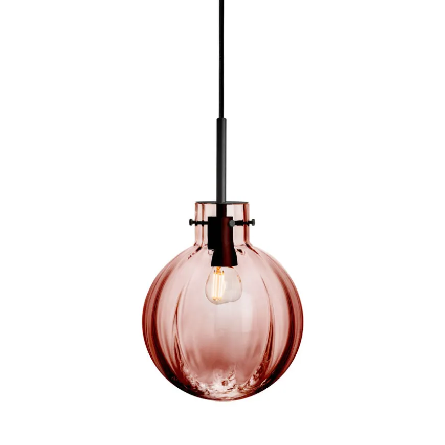 Hadeland Glassverk Krystallkule Taklampe