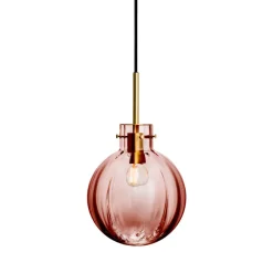 Hadeland Glassverk Krystallkule Taklampe