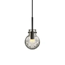 Hadeland Glassverk Krystallkule Taklampe