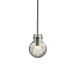Hadeland Glassverk Krystallkule Taklampe