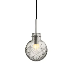 Hadeland Glassverk Krystallkule Taklampe