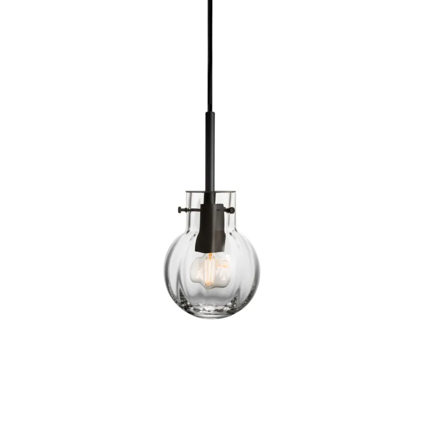 Hadeland Glassverk Krystallkule Lampe
