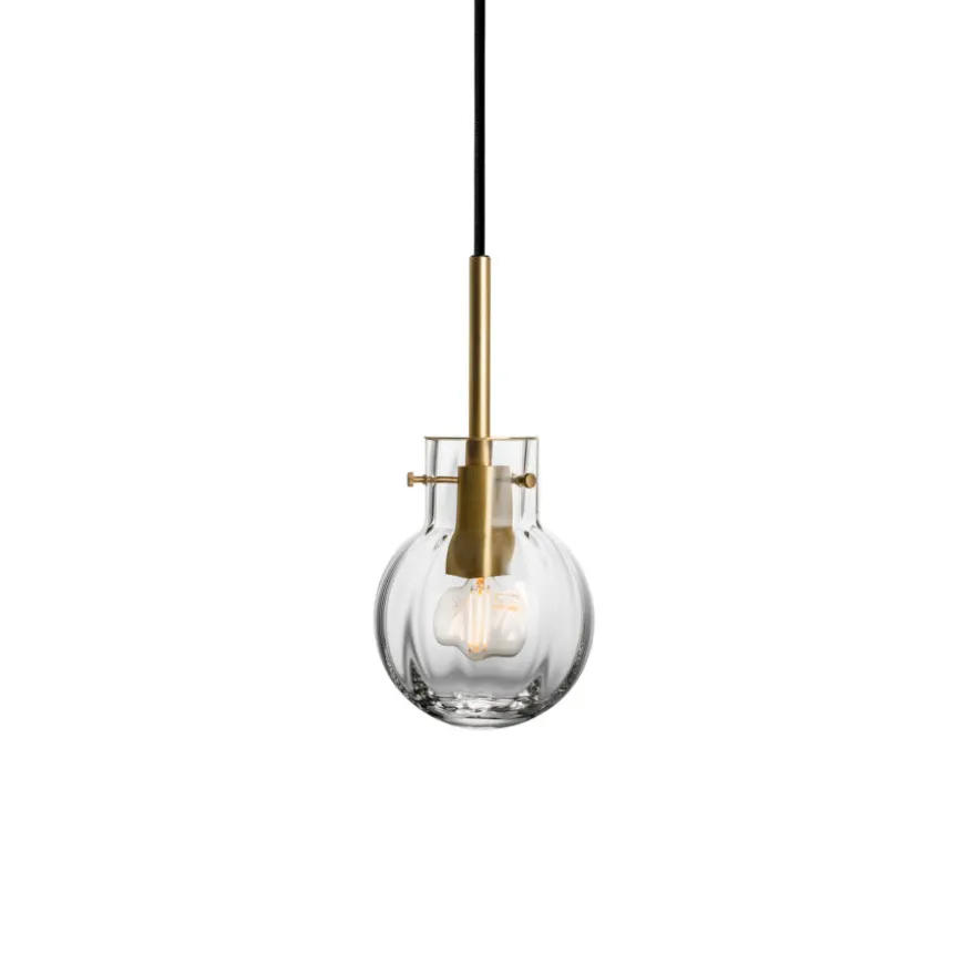 Hadeland Glassverk Krystallkule Lampe