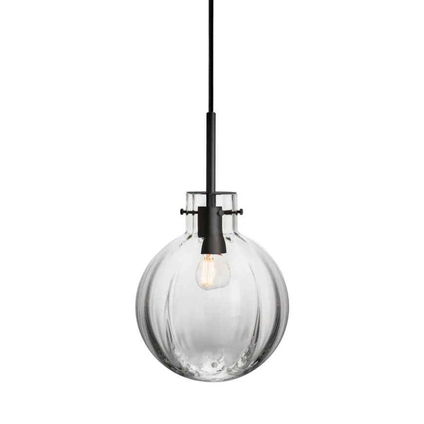 Hadeland Glassverk Krystallkule Lampe
