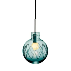 Hadeland Glassverk Krystallkule Lampe