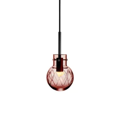 Hadeland Glassverk Krystallkule Taklampe