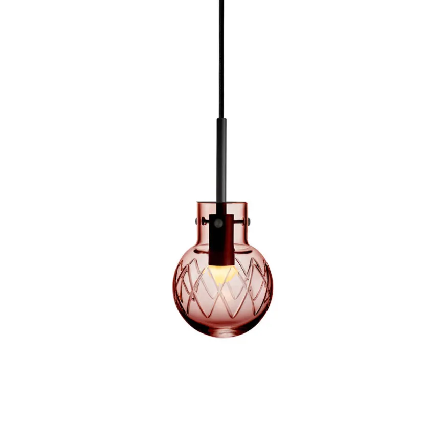 Hadeland Glassverk Krystallkule Taklampe