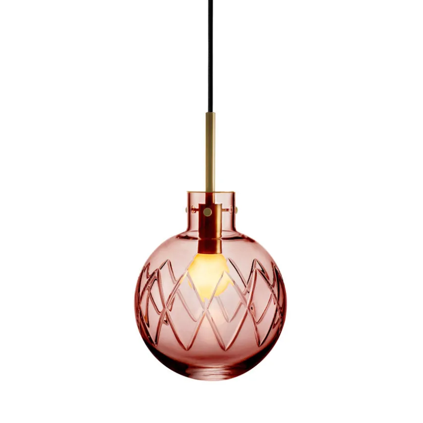 Hadeland Glassverk Krystallkule Taklampe