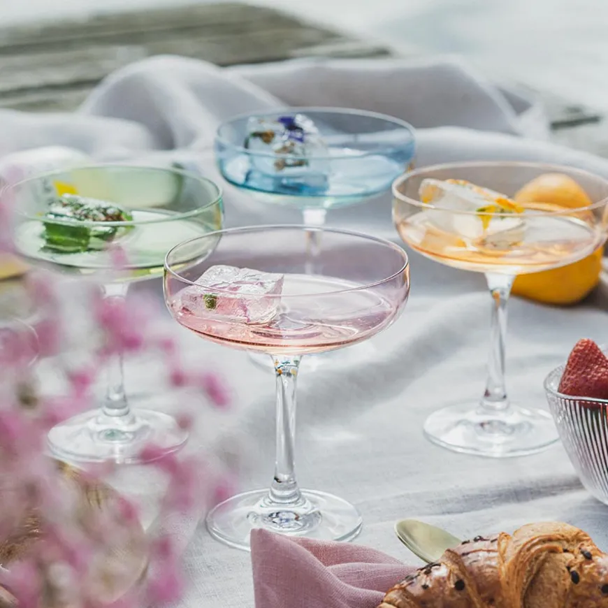 Hadeland Glassverk Odyssé Cavaskål Rosa 25cl 2pk