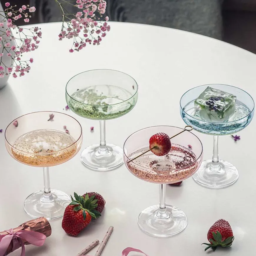 Hadeland Glassverk Odyssé Cavaskål Rosa 25cl 2pk
