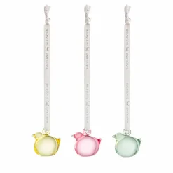 Hadeland Glassverk Påskekyllinger Oppheng Klar 3pk