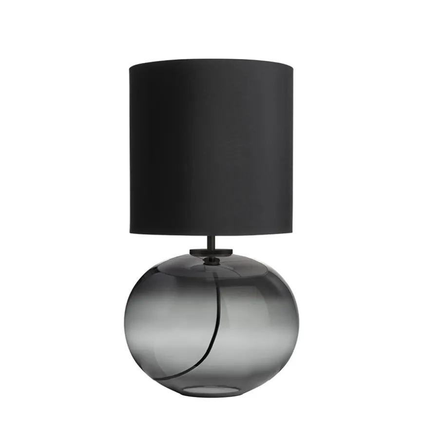 Hadeland Glassverk Senja Bordlampe Røkgrå