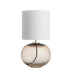 Hadeland Glassverk Senja Bordlampe Kakao