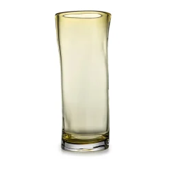 Hadeland Glassverk Sine Vase 29,5x11cm Oliven