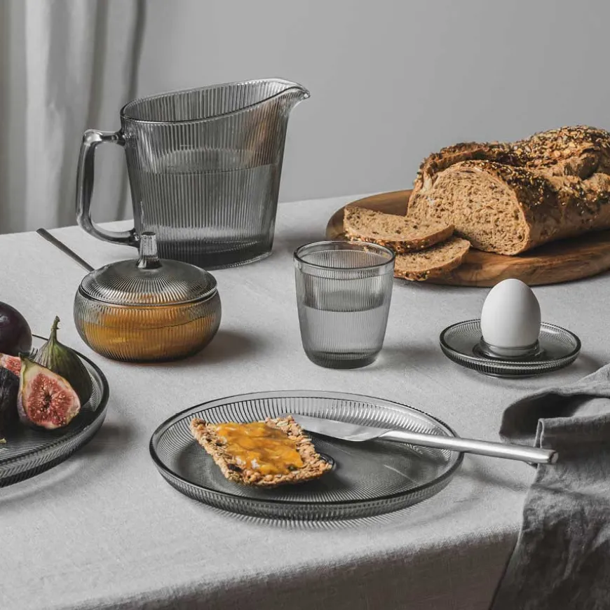 Hadeland Glassverk Siri Asjett 20,5cm Røkgrå 4pk