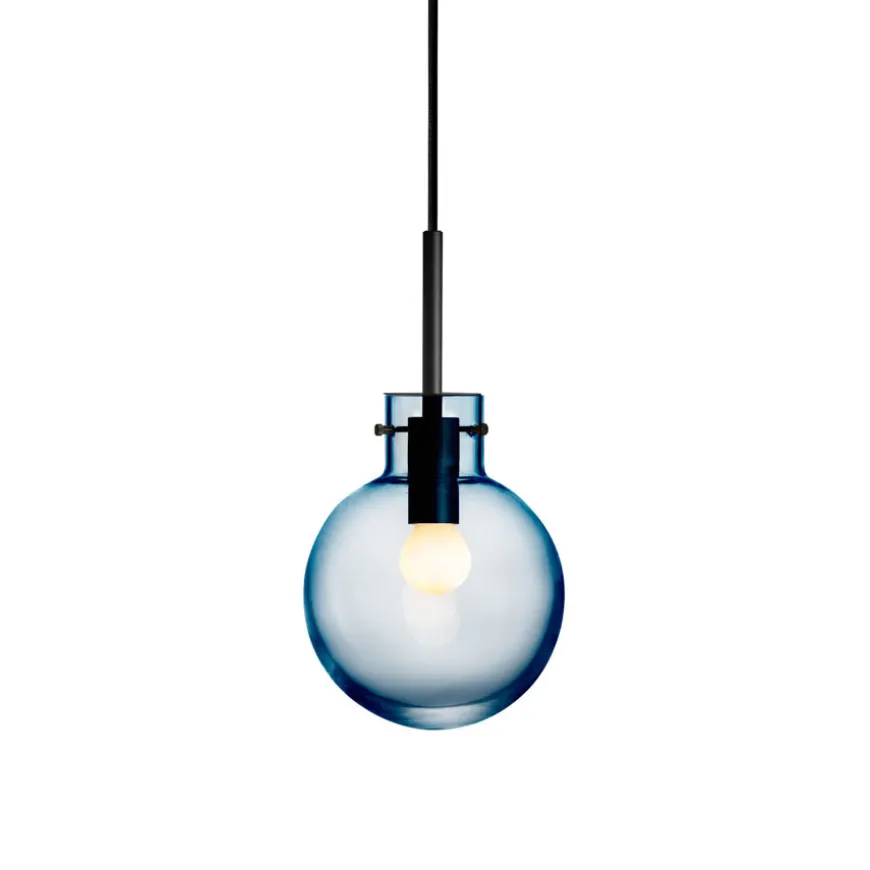 Hadeland Glassverk Stålblå Taklampe